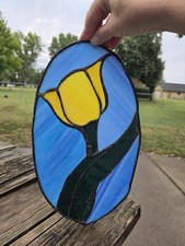 Leaded Floral Stained Glass