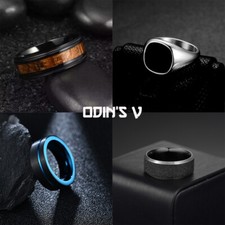 Mens Women Ring Dragon Celtic Tungsten Titanium Steel Wedding Fashion Band