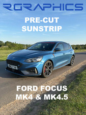 Pre cut sunstrip for Focus MK4 & MK4.5 - no trimming - ST 