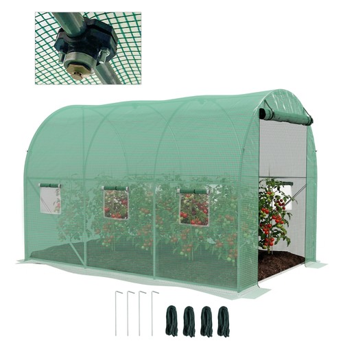 Outsunny polytunnel green - outsunny,