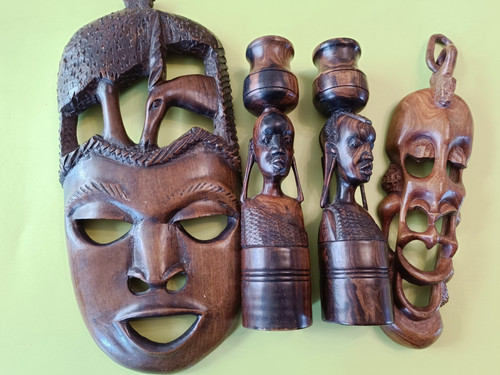 Carved african wooden - african,