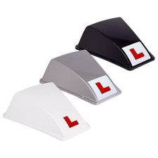 Driving School Roof Sign 'With L' Wedge - Magnetic Instructor Learner FREE P&P