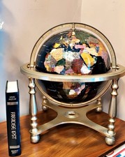 Reclaimed Vintage Large Gemstone Globe Statement Ornament VGC