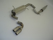 FMS size A sport exhaust system middle VW Lupo GTI 1.4L 16V 1.6L 16V stainless steel