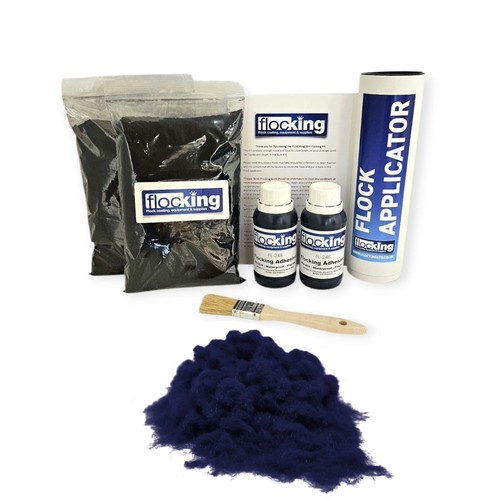 Dark navy flocking kit - kit, twin