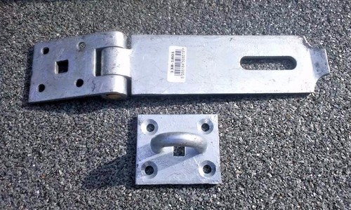Heavy duty hasp and - duty,