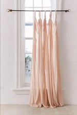 Blush Pink Cotton Curtains