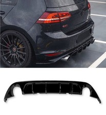 DIFFUSORE POSTERIORE per VW GOLF 7 (2012-2017)  TCR UPGRADE Nero Lucido
