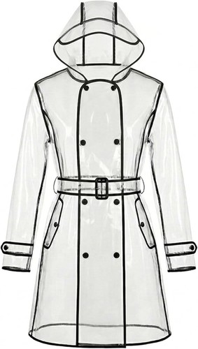Transparent rain coat ponchos - coat,