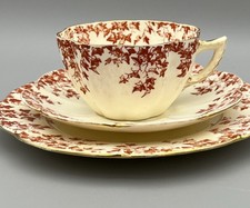 Wileman Trio Set Red Ivy Daisy