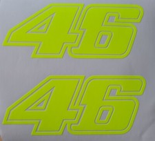 2 x ROSSI 46 decal sticker