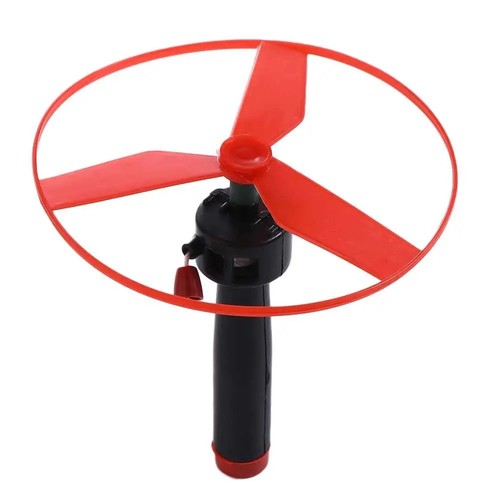 Pull string flying disc - pull,