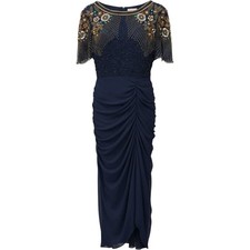 Virgos Lounge Navy Beaded