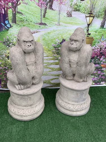 Stone garden large pair - stone,