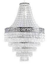 Modern Chandelier Acrylic Crystal Light Shades Droplet Ceiling Pendant Lampshade