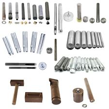Eyelets Press Studs Fixing Hand Tool Set Rivets Setting Tools for Leather Crafts