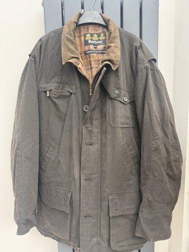 Vintage barbour bushman canvas - vintage,