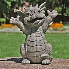 Resin Dragon Garden Decorative