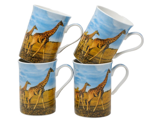 Giraffe mugs leonardo - x, mugs,