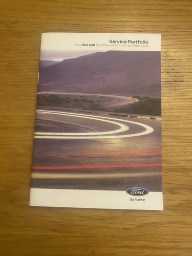 Ford service book stamped - service,