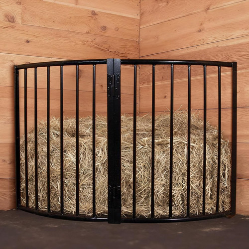 Corner hay feeder for horses - feeder,