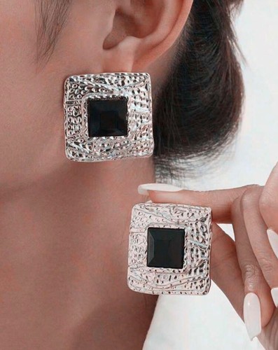 Gold silver square - , red