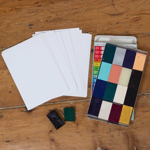 Encaustic art wax blocks set - blocks,