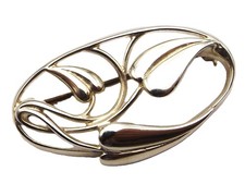 Sterling silver brooch by Ola
