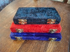 3 vintage cased sets of scales