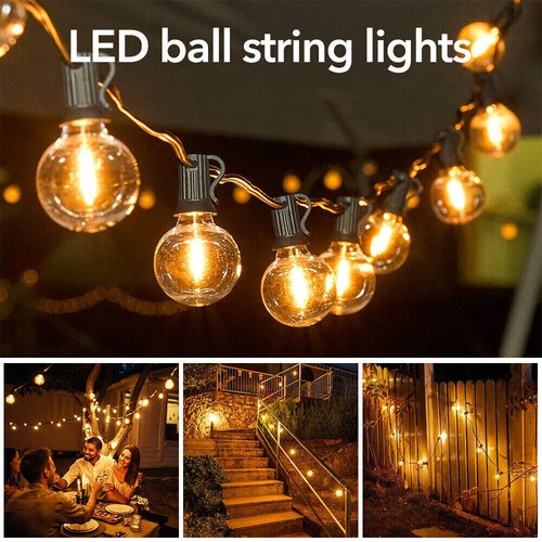 50ft festoon string lights - festoon,