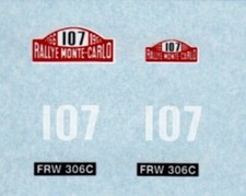 Corgi 328 Hillman Imp | Monte Carlo Number 107 | Waterslide Transfer