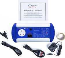 First Stop BattPAT Manual PAT Tester with Labels, Test Leads and Book