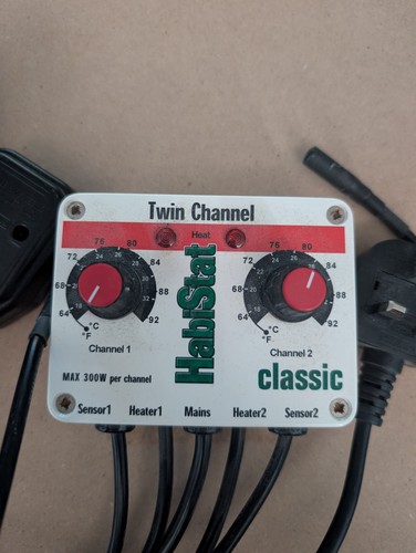 Reptile habistat twin channel - twin,