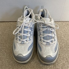 Skechers Shape-Ups Walking Leather Trainers Womens Size UK 7 White