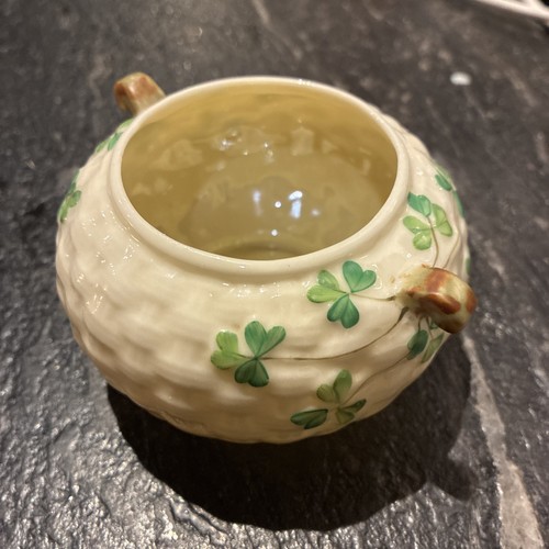 Belleek china bowl black - belleek,