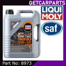 Liqui Moly Top Tec 5L 4200 5W30 Engine Oil ACEA C3 VW 504 507 - Part 8973