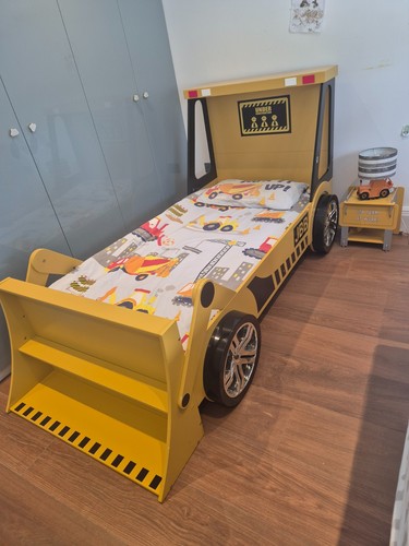 Tractor bed child bedroom set - child,