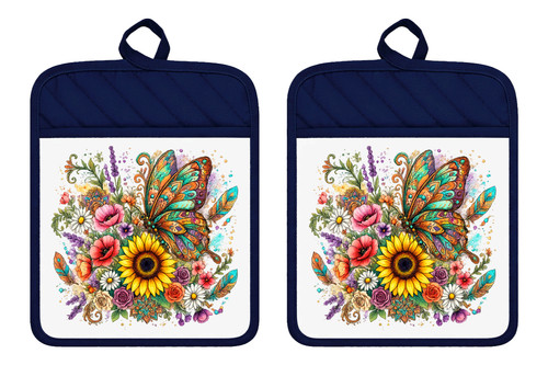 Butterfly flowers ornate gift - ornate,