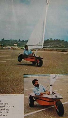 Sailcar land sailing - land,