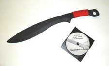 Kalaj Kutter Practice Sword Training KALI SURVIVAL FMA KNIFE AXE DVD RED
