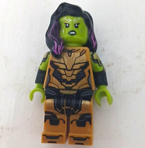 Lego gamora minifigure - gamora, green