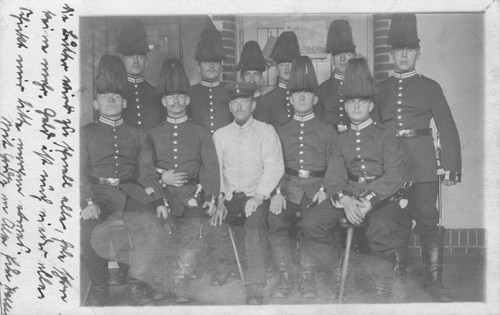 Soldiers with shako - shako, parade