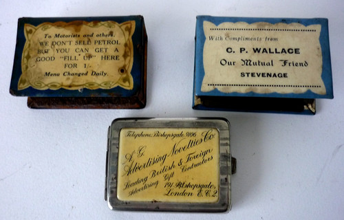 Three vintage advertising - vintage,