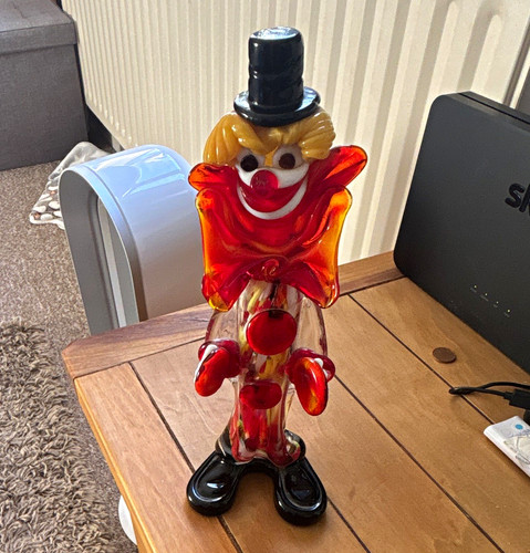 Vintage murano glass - murano, clown