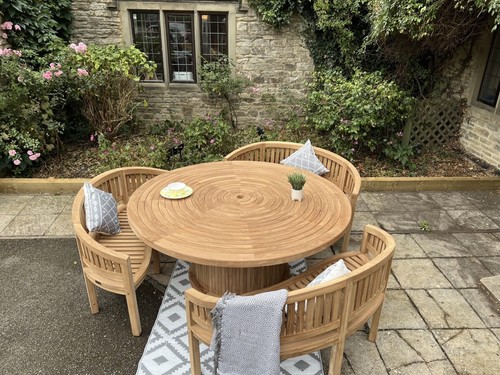 Garden furniture round - table, 3