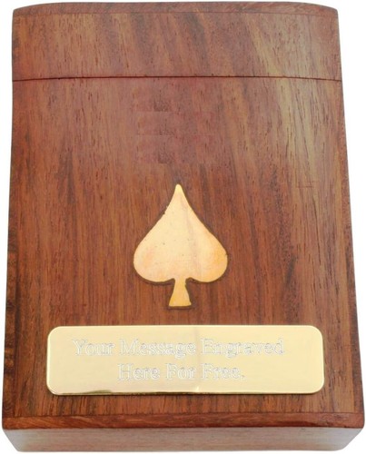 Personalised wooden playing - personalised,