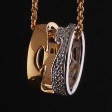 Georg Jensen Gold Pendant #