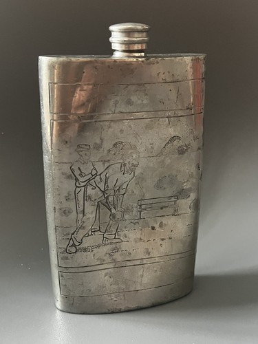 Hip flask vintage sheffield - hip,