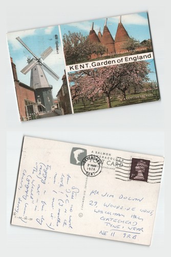 Postcard kent garden - postcard,