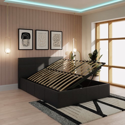 Side lift ottoman bed - lift, 4ft
